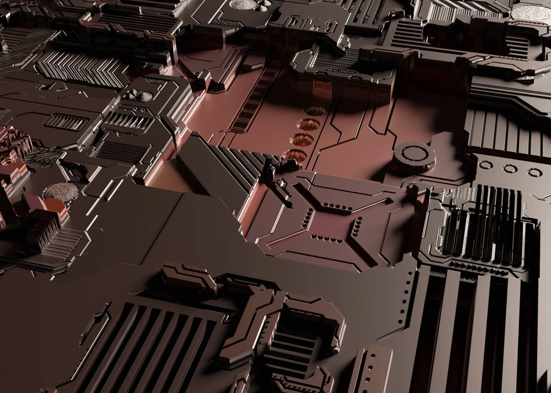 Dark 3D tech background - SEO agency in Lancashire