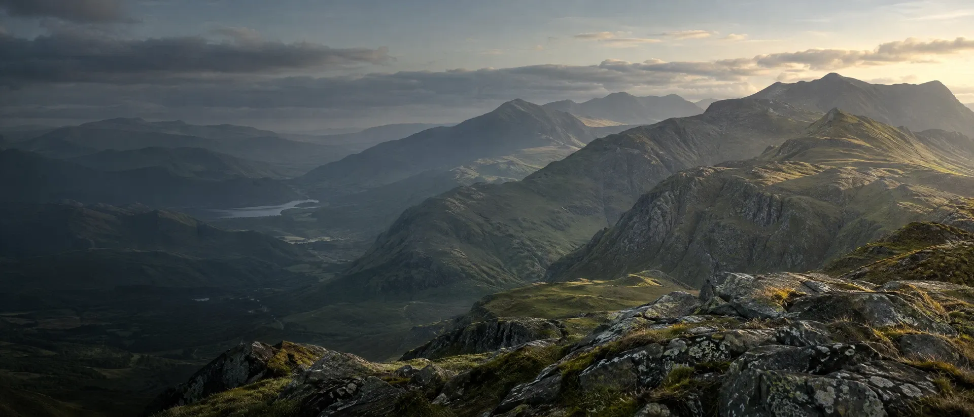 Moody mountain landscape background for Digital Mountain, a leading SEO agency in Lancashire